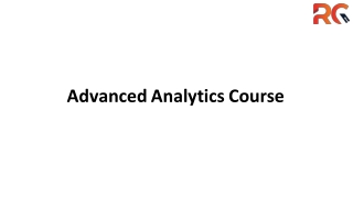Advanced Analytics Course in Hyderabad