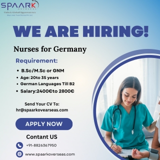 we are hiring! Nurses for Germany