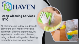 Deep Cleaning Services NYC