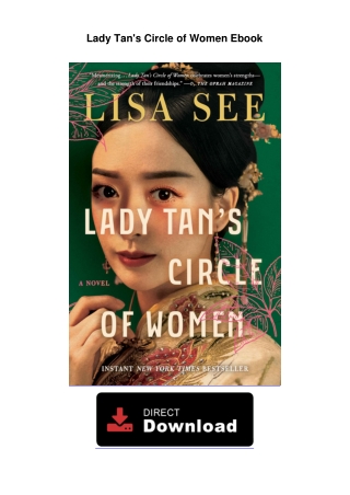 Lady Tan's Circle of Women Ready