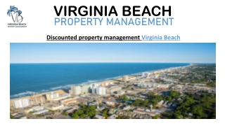 Discounted Property Management Virginia Beach – Save More Today