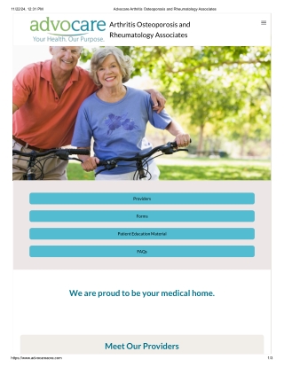 Advocare Arthritis Osteoporosis and Rheumatology Associates