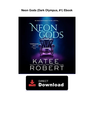 Neon Gods (Dark Olympus, #1) Ebook