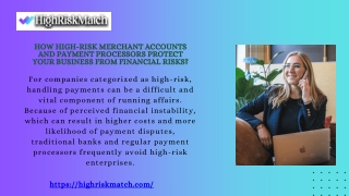 How High-Risk Merchant Accounts and Payment Processors Protect Your Business from Financial Risks