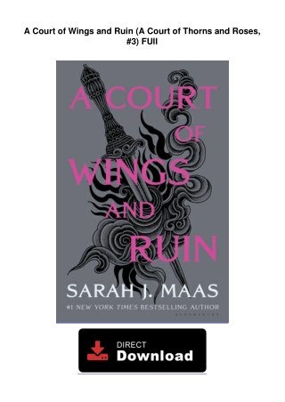 A Court of Wings and Ruin (A Court of Thorns and Roses #3) Free