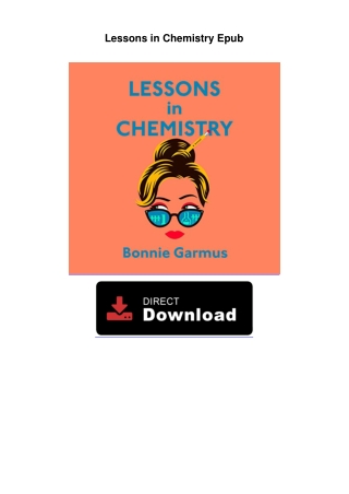 Lessons in Chemistry Ready