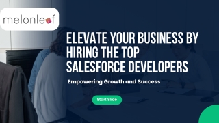 Elevate Your Business by Hiring the Top Salesforce Developers
