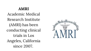 Revolutionizing Healthcare at AMRI Leading Medical Research Institute in Los Angeles