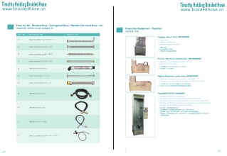 Flexible Hose For Oil