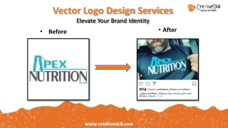 Why choose Vector Logo Design Services- Cre8iveskill