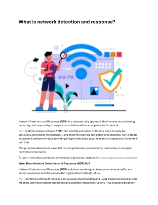 What is network detection and response