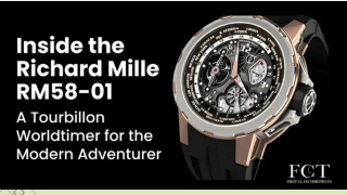 Inside the Richard Mille RM58-01 A Tourbillon Worldtimer for the Modern Adventurer