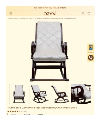 Teak Wood Rocking Chair