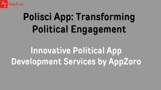political app development company