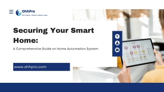 Securing Your Smart Home A Comprehensive Guide