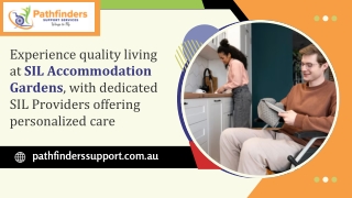 Experience quality living at SIL Accommodation Gardens, with dedicated SIL Providers offering personalized care