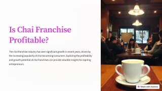 Chai Franchises: Are They a Profitable Investment?