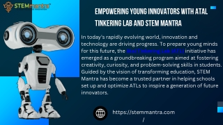 Atal Tinkering Labs | Innovative STEM Education with Stemmantra