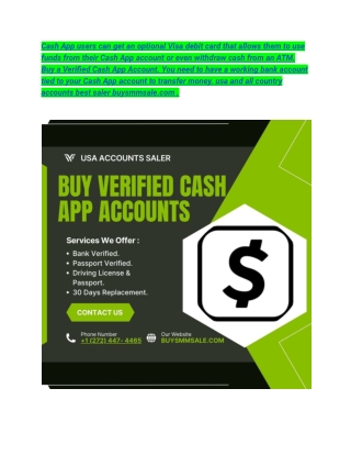 Top 11 Best Website Too Buy Verified Cash App Accounts