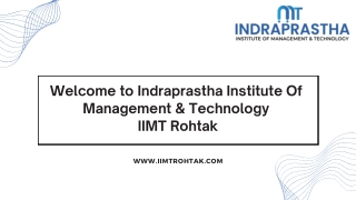 Best MBA Course in Rohtak - IIMT Rohtak