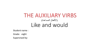 THE AUXILIARY VIRBS n