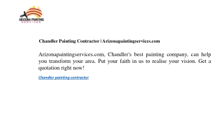 Chandler Painting Contractor Arizonapaintingservices.com3