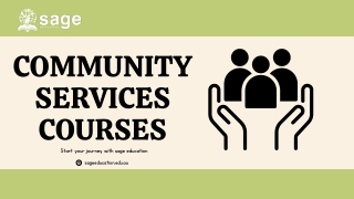 Community Services Courses Brisbane