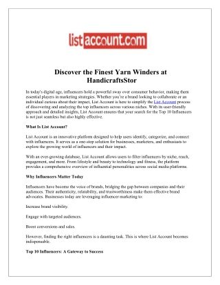 Detailed Guide to List Accounts: Everything You Need to Know
