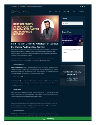 Find The Best Celebrity Astrologer In Mumbai For Career And Marriage Success
