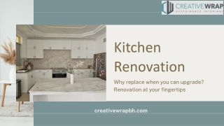 Kitchen renovation
