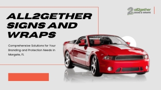 Premium Vinyl Graphics & Signage Solutions from ALL2GETHER SIGNS