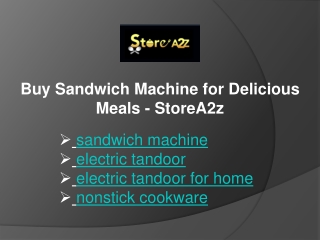 Buy Sandwich Machine for Delicious Meals - StoreA2z