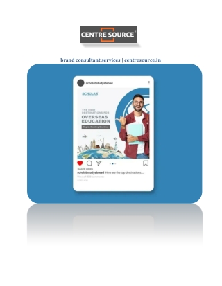 brand consultant services | centresource.in