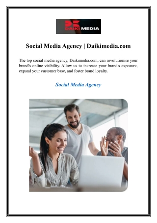 Social Media Agency  Daikimedia.com