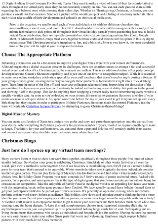 Christmas Party Ideas For Online & Hybrid Teams