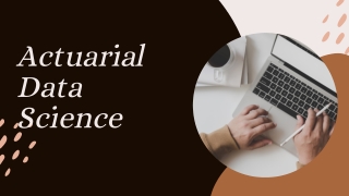 Acturial Data Science