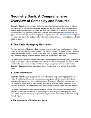 geometry dash apk game play