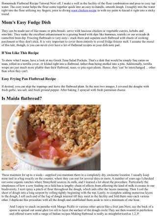 Exactly How To Make Homemade Flatbread   Pizza!