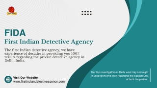 FIRST INDIAN DETECTIVE AGENCY PDF