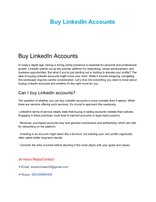 Top 3 Sites to Buy LinkedIn Accounts