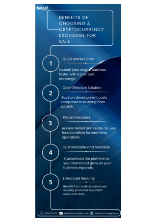 Benefits of Choosing a Cryptocurrency Exchange for Sale