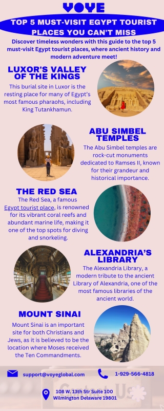 5 Egypt Tourist Places You Can't Miss: A Traveler’s Guide