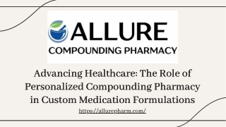 Compounding Pharmaceuticals | Customized Compounding Medicines