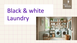 Laundry Service in Mumbai - Black & White Laundry