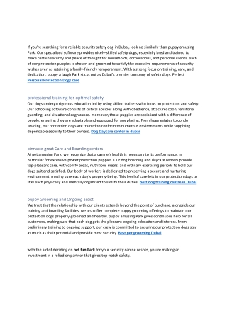 Best pet grooming Dubai