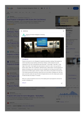 Projector And Screen For Rent For Apartment Owners Meetings