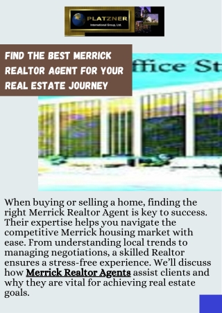 Merrick Realtor Agent – Your Trusted Partner for Real Estate Success