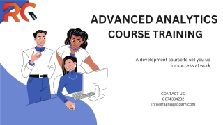 Advanced Analytics Course training in Hyderabad