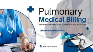 Comprehensive Pulmonary Medical Billing Services