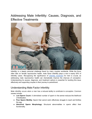 Addressing Male Infertility_ Causes, Diagnosis, and Effective Treatments